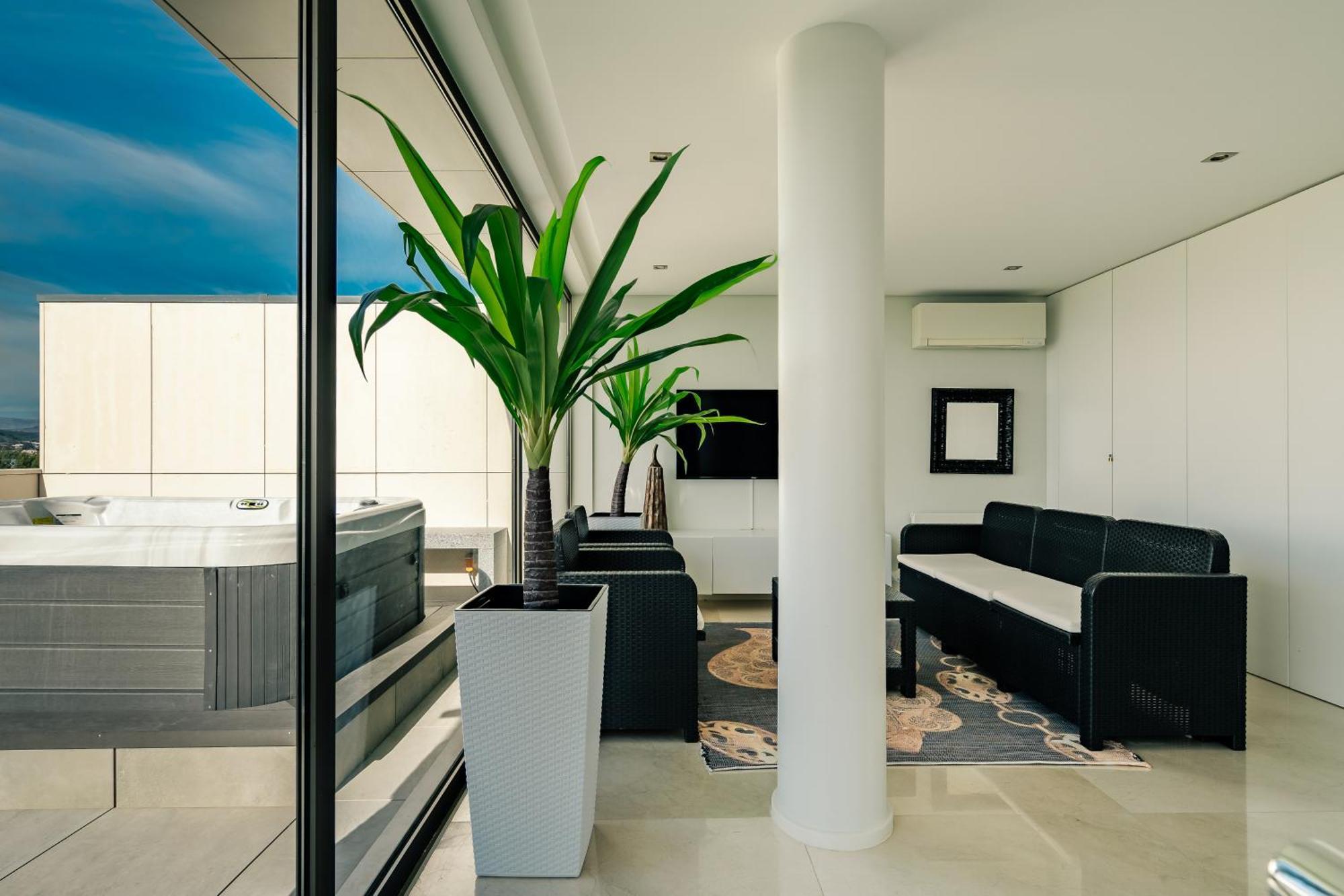 River Town View - Luxury Apartment With Jacuzzi On Terrace Віана-ду-Каштелу Екстер'єр фото